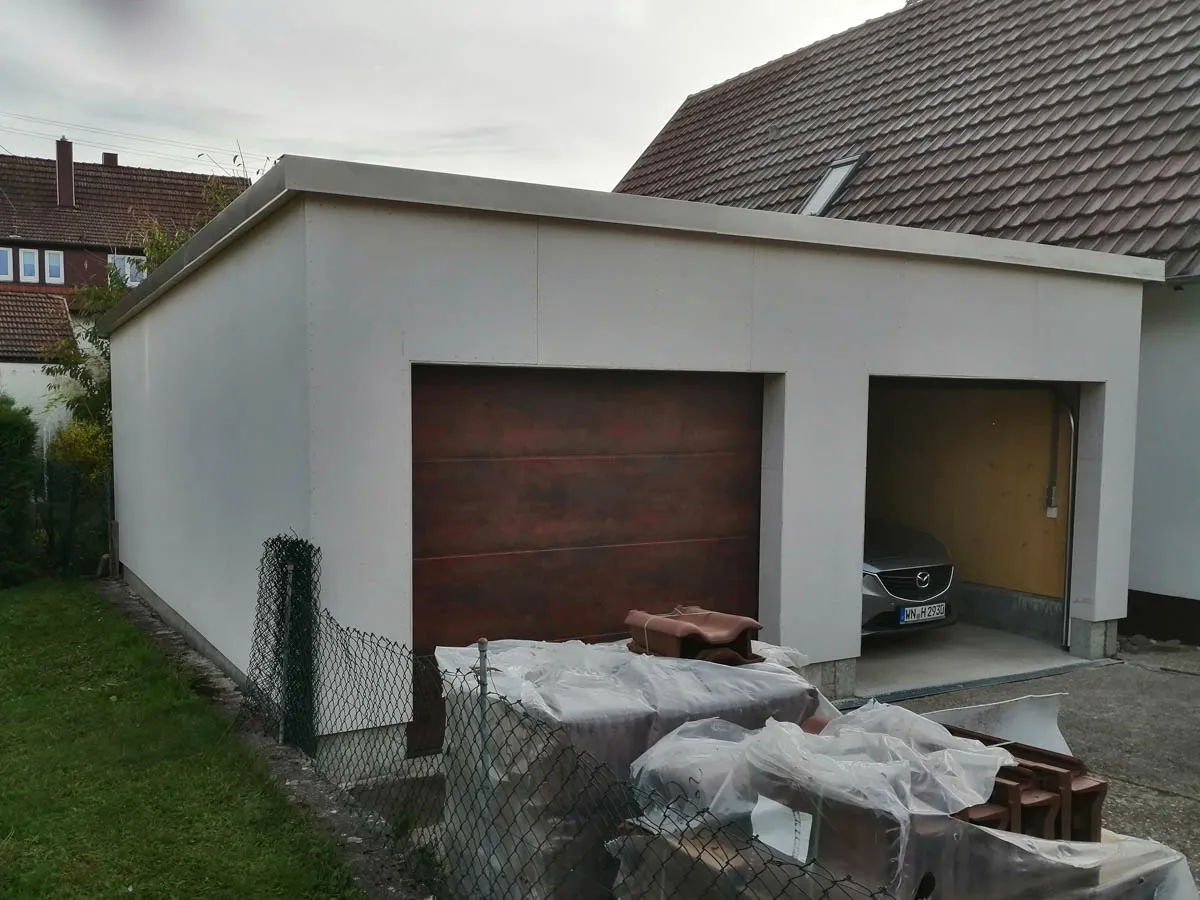 Neubau Garage in Allmersbach im Tal